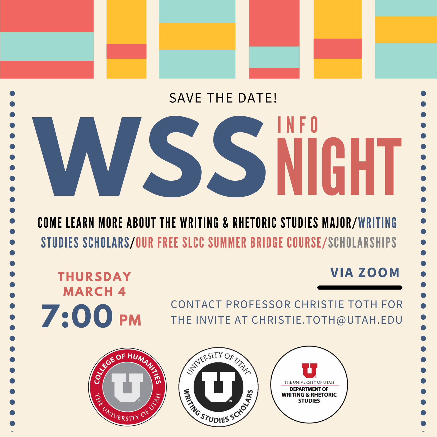 writing studies scholars info night